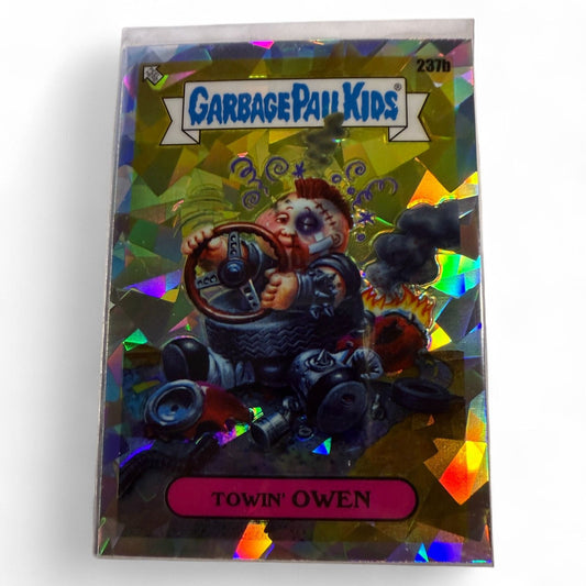 Garbage Pail Kids Chrome Atomic Refractor Card 237b Towin Owen