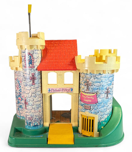 Vintage 1974 Fisher Price Play Family Castle 993 - Flip Side CollectiblesToyFisher Price