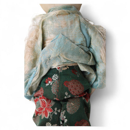 Vintage Asian Cloth Doll with Embroidered Silk Outfit – vintage dollUnknownDollantique dollAsian cloth dollcollector's item4