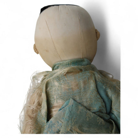 Vintage Asian Cloth Doll with Embroidered Silk Outfit – vintage dollUnknownDollantique dollAsian cloth dollcollector's item3