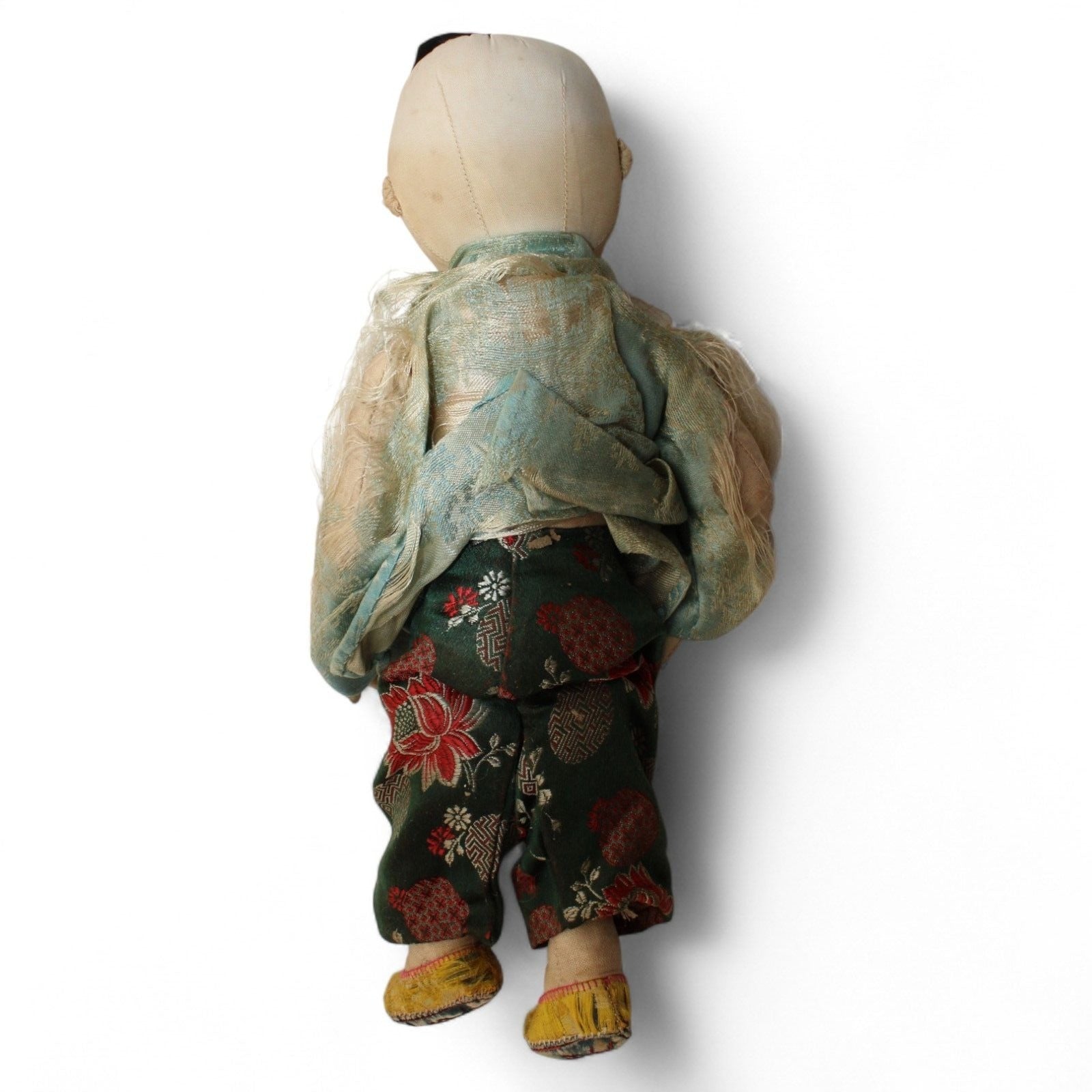 Vintage Asian Cloth Doll with Embroidered Silk Outfit – vintage dollUnknownDollantique dollAsian cloth dollcollector's item2