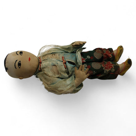 Vintage Asian Cloth Doll with Embroidered Silk Outfit – vintage dollUnknownDollantique dollAsian cloth dollcollector's item9