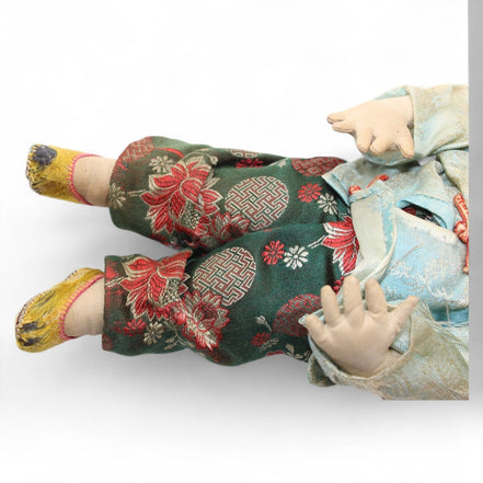 Vintage Asian Cloth Doll with Embroidered Silk Outfit – vintage dollUnknownDollantique dollAsian cloth dollcollector's item8