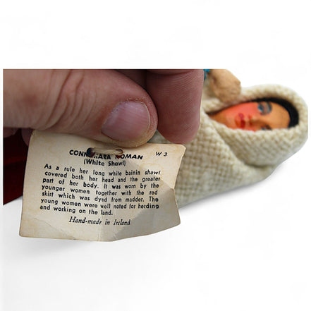 Vintage Jay of Dublin Irish Doll – Handmade Connemara Woman – vintage dollJay Of DublinDollcloth dollconnemara womancultural doll6