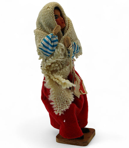 Vintage Jay of Dublin Irish Doll – Handmade Connemara Woman – vintage dollJay Of DublinDollcloth dollconnemara womancultural doll2