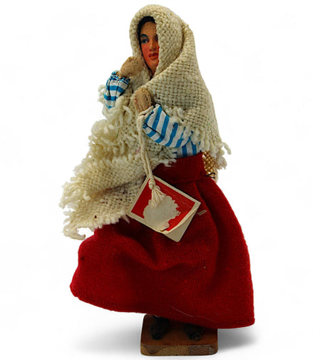 Vintage Jay of Dublin Irish Doll – Handmade Connemara Woman – vintage dollJay Of DublinDollcloth dollconnemara womancultural doll1