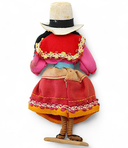 Vintage Peruvian Folk Doll with Andean Costume & Braids – vintage dollFlip Side CollectiblesDollandean costumeandean heritagebraided hair2