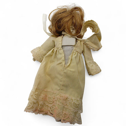 Vintage Porcelain Doll with Cream Lace Victorian Gown – vintage dollFlip Side CollectiblesDollantique dollceramic dollcollectible doll3