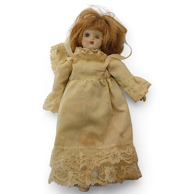 Vintage Porcelain Doll with Cream Lace Victorian Gown – vintage dollFlip Side CollectiblesDollantique dollceramic dollcollectible doll1