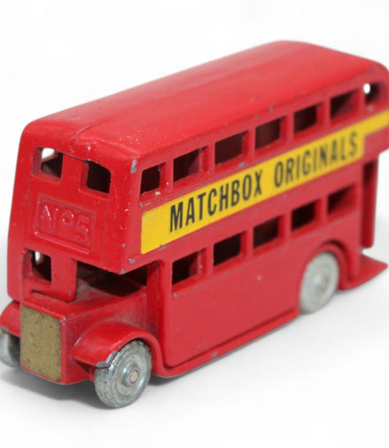 Vintage 1988 Matchbox London Double Decker Bus collectible model