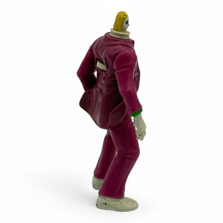 Angle view of the 1989 Kenner Spinhead Beetlejuice action figure