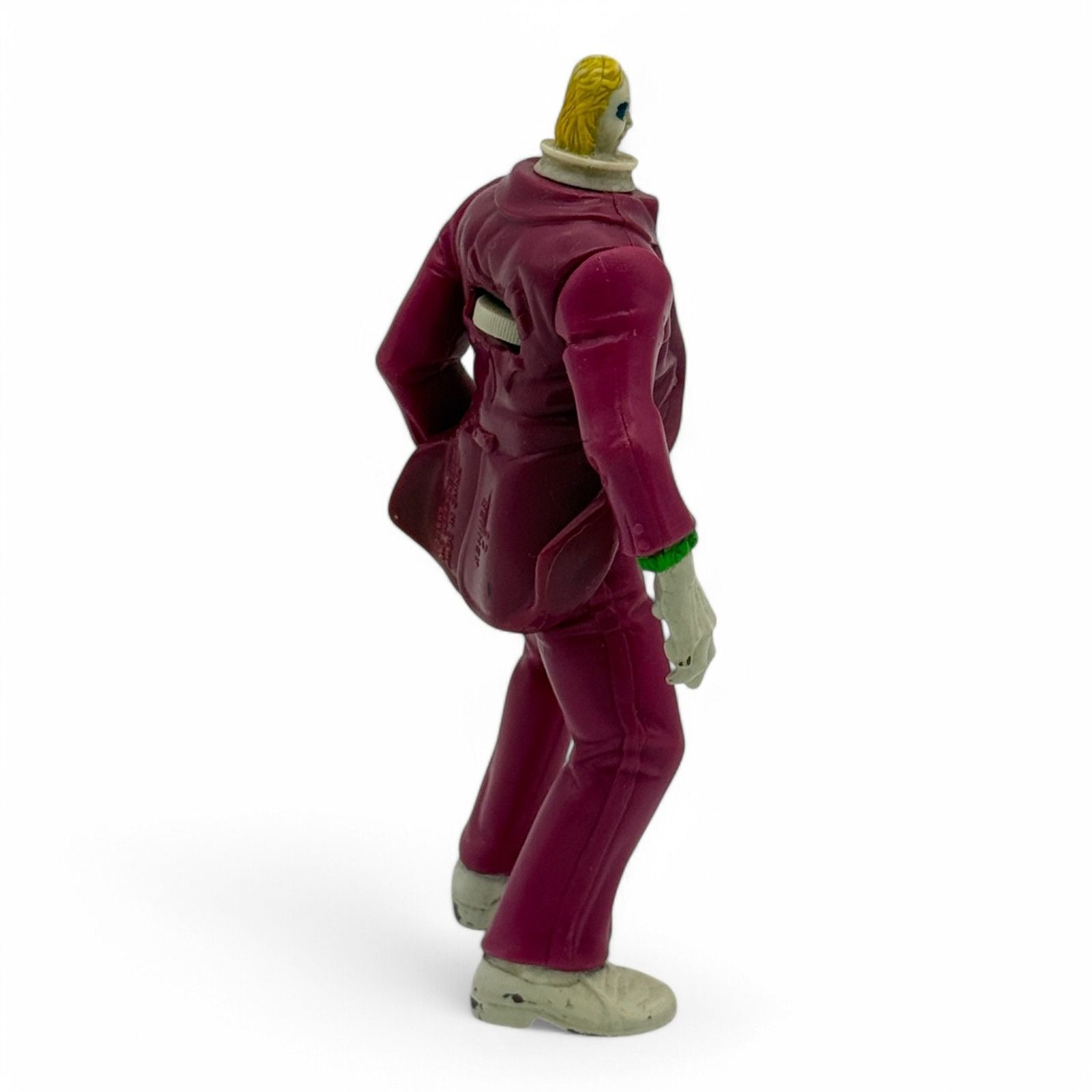 Angle view of the 1989 Kenner Spinhead Beetlejuice action figure