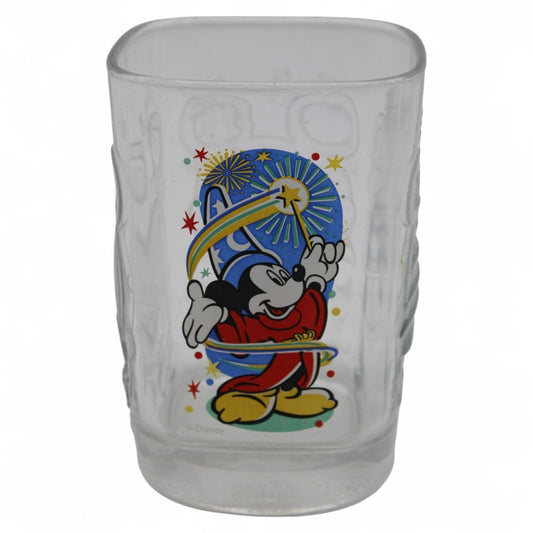 Vintage Disney 2000 Mickey Mouse glass with Sorcerer's Apprentice design