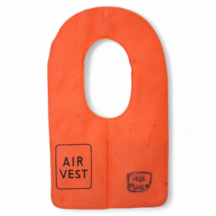 Vintage 1964 G.I. Joe orange air vest for 12-inch action figures