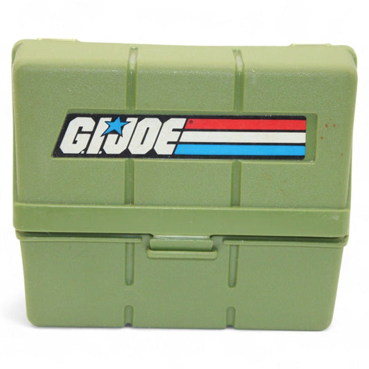 Vintage G.I. Joe green belt case with logo