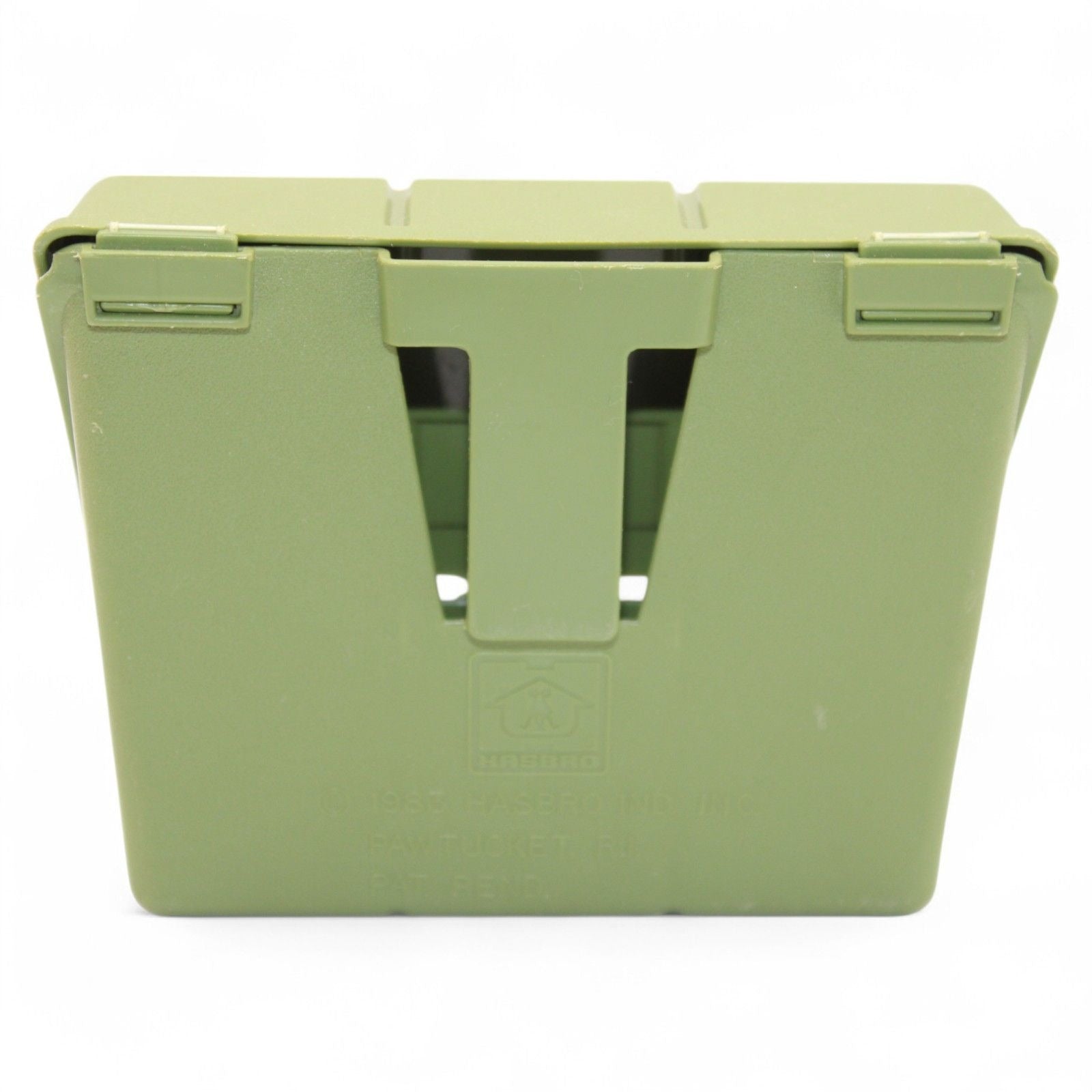 Back view of G.I. Joe green belt case
