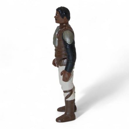 Side view of Lando Calrissian Skiff Guard action figure