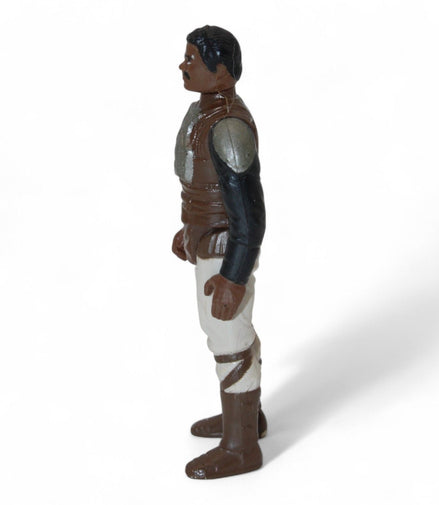 Side view of Lando Calrissian Skiff Guard action figure