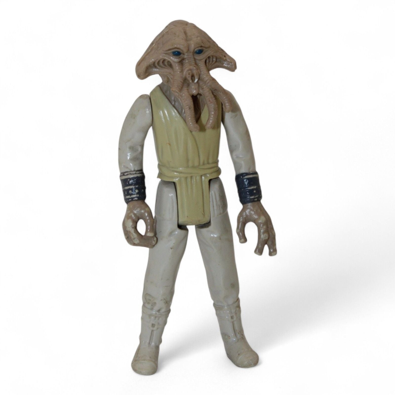 Front view of vintage 1983 Star Wars Squid Head Kenner action figure