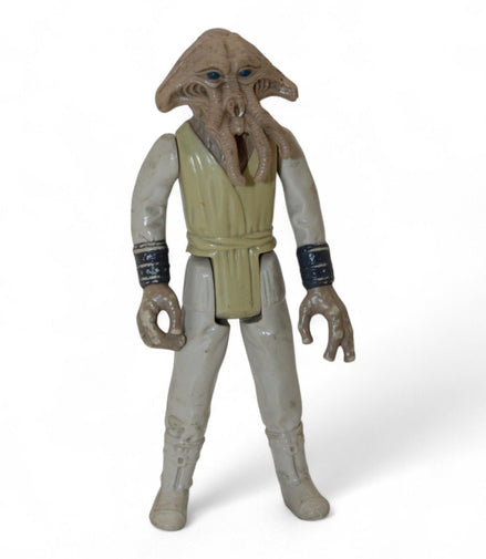 Front view of vintage 1983 Star Wars Squid Head Kenner action figure