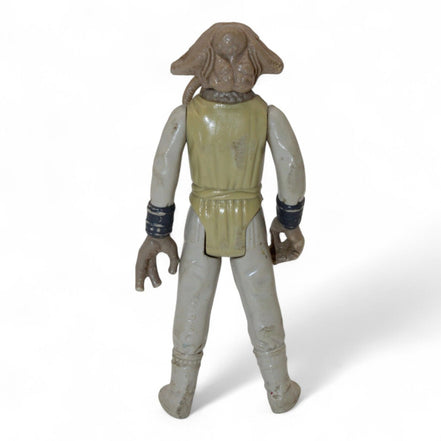 Back view of vintage 1983 Star Wars Squid Head Kenner action figure