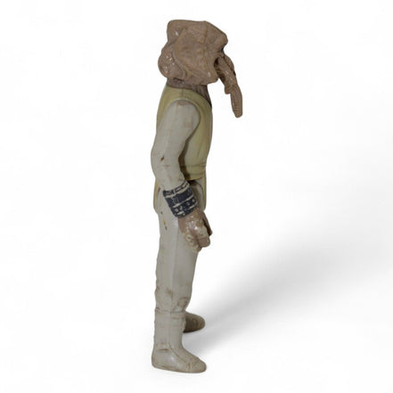 Alternate side view of vintage 1983 Star Wars Squid Head Kenner action figure