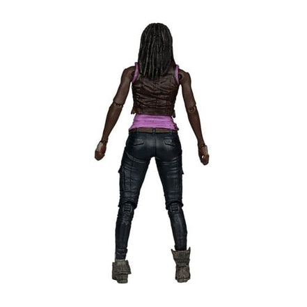 Back view of Michonne action figure from The Walking Dead