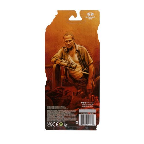 Back of Merle Dixon action figure packaging from The Walking Dead