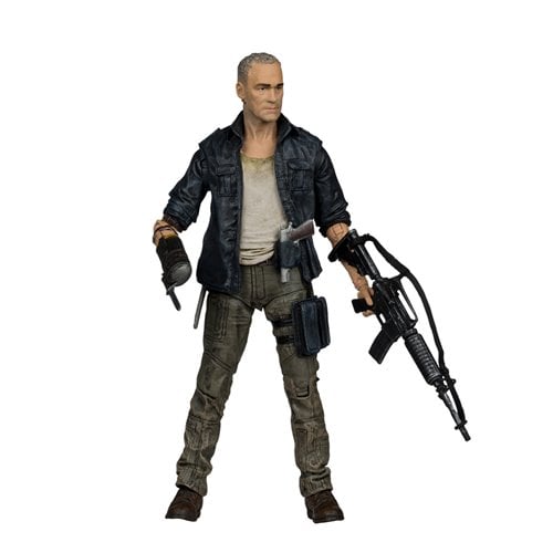 Merle Dixon action figure holding rifle from The Walking Dead