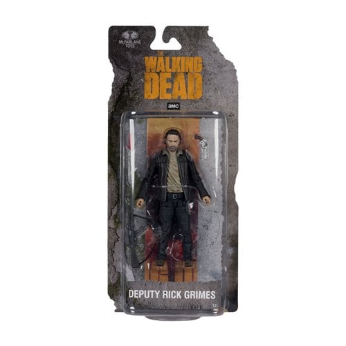 Rick Grimes action figure in packaging from The Walking Dead