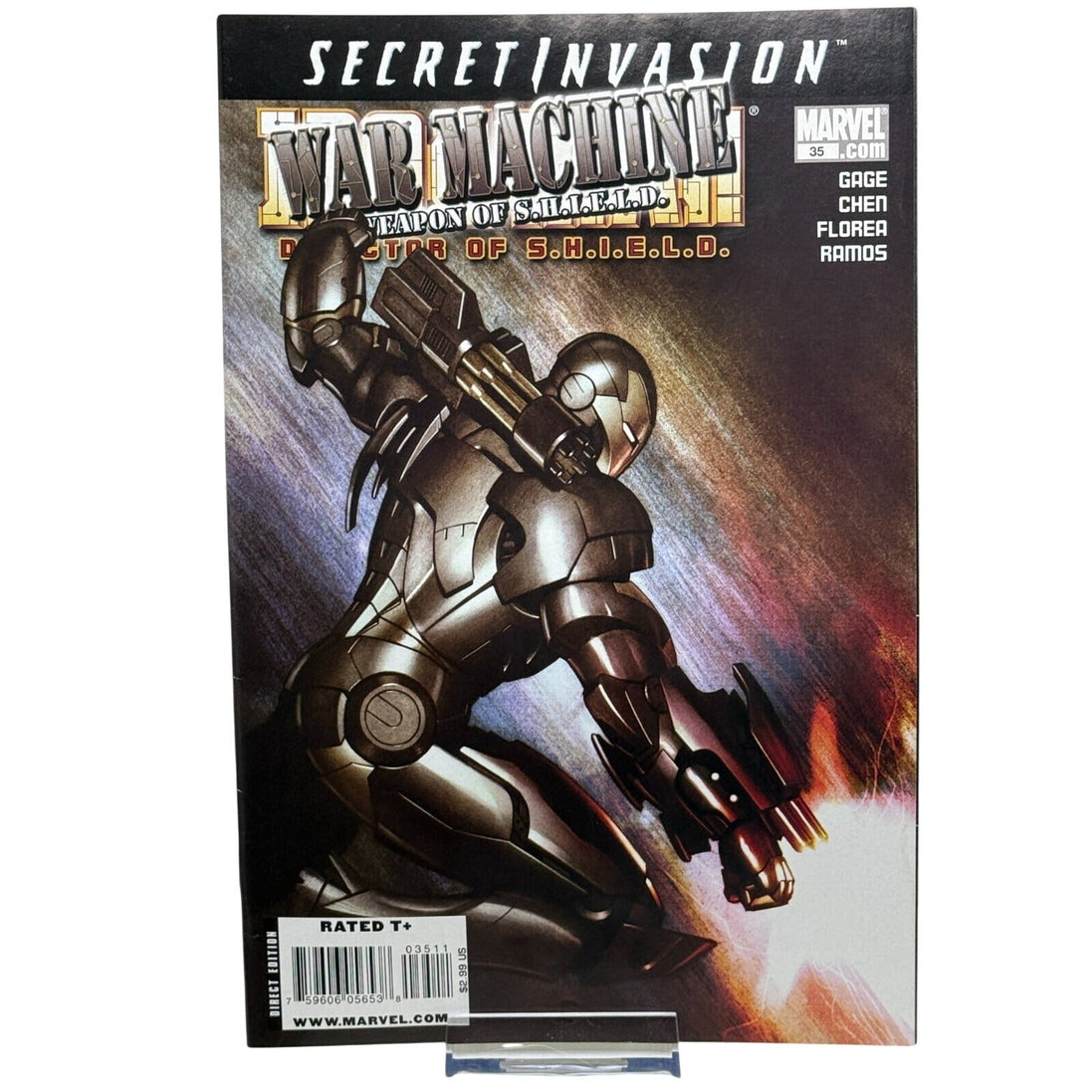 Cover of War Machine #35 from Marvel's Secret Invasion series, 2008