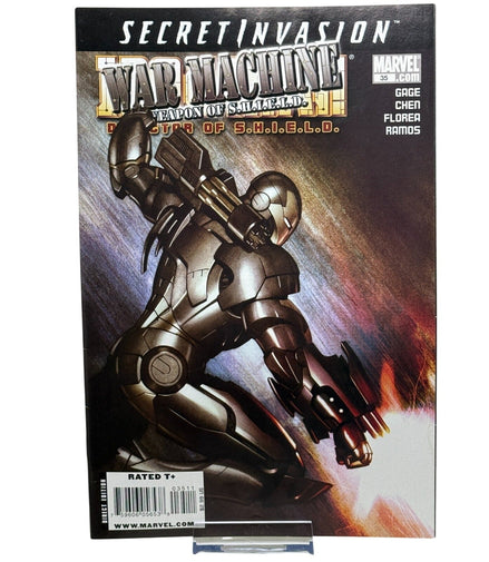 Cover of War Machine #35 from Marvel's Secret Invasion series, 2008
