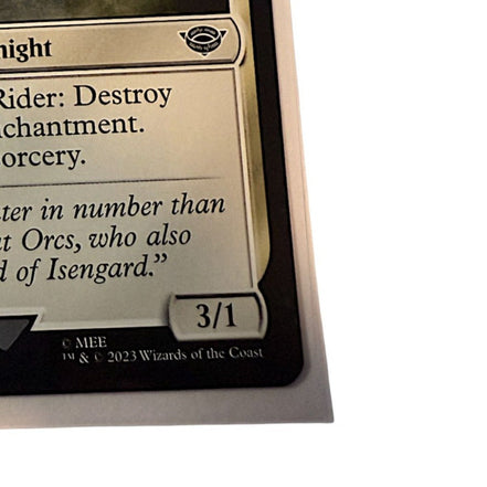 Close-up of the Westfold Rider card showing the power and toughness