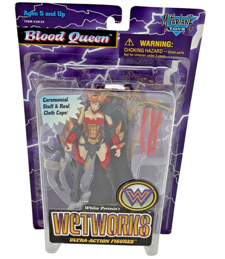 Wetworks Blood Queen action figure in packaging with staff and cape