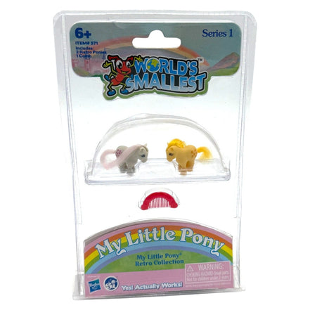 World's Smallest My Little Pony Retro Series 1 Mini Figures – collectible toys - Flip Side CollectiblesToyWorld's Smallest
