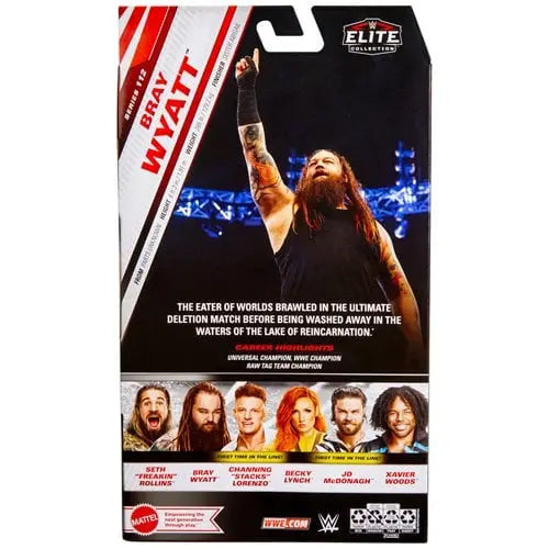 Back of Becky Lynch WWE Elite Collection Series 112 packaging