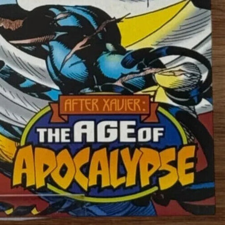 After Xavier: The Age of Apocalypse title on the comic book.