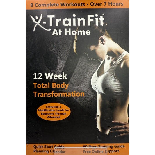 X-TrainFit At Home 12-Week Total Body Transformation DVD Set - 8 Workouts
