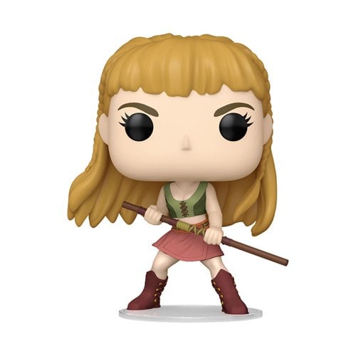 Xena and Gabrielle Funko Pop figures side by side