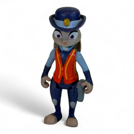 Judy Hopps mini figurine in police uniform front view