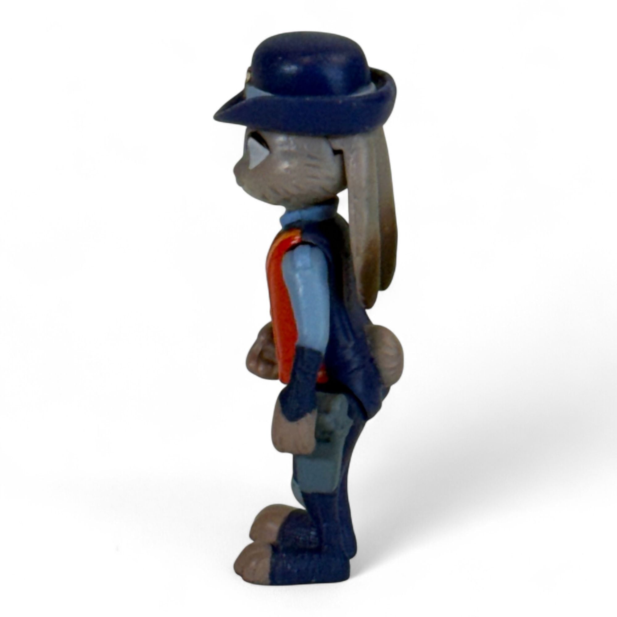 Judy Hopps mini figurine in police uniform side view