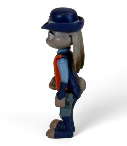 Judy Hopps mini figurine in police uniform side view