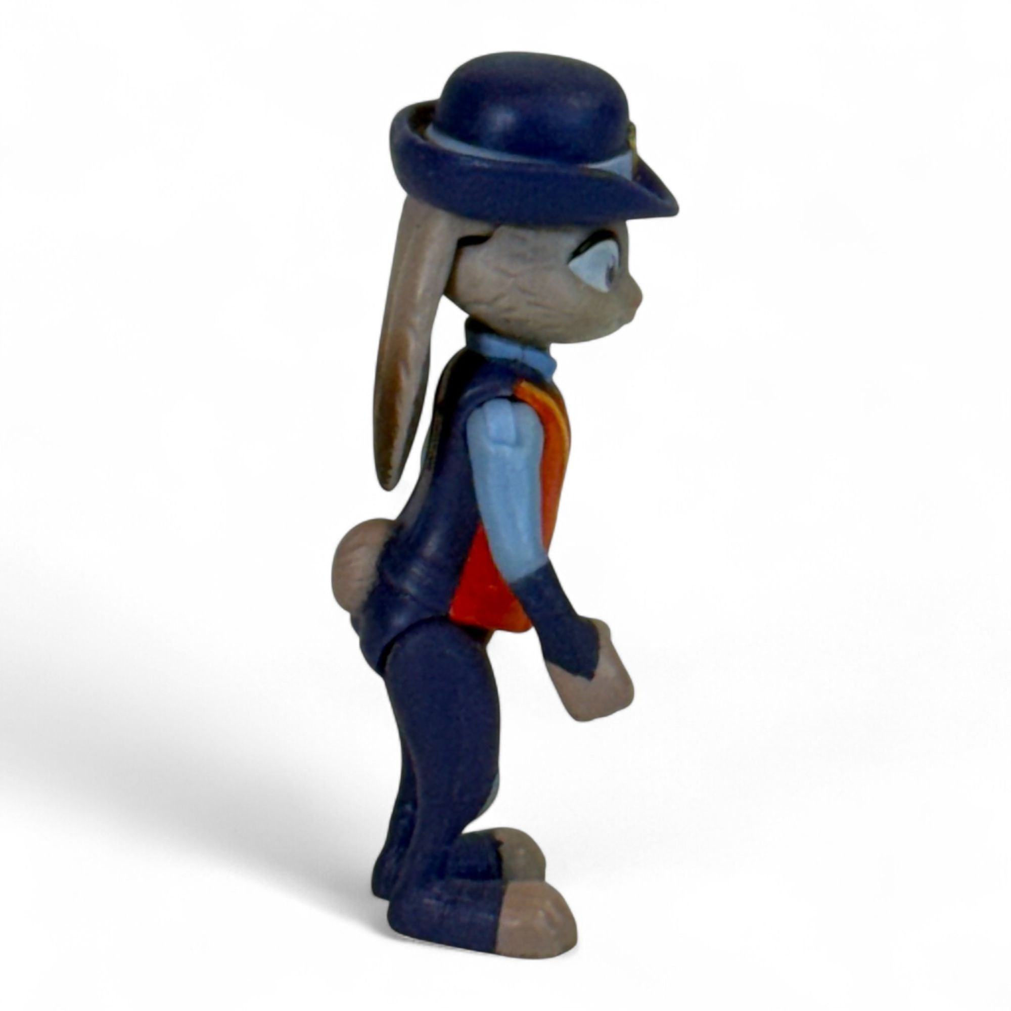 Judy Hopps mini figurine in police uniform other side view