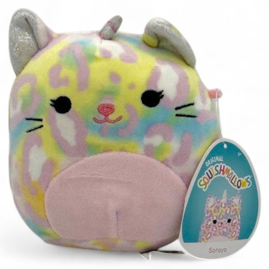 Squishmallows 5" Soraya The Leopard-Unicorn Plush Toy